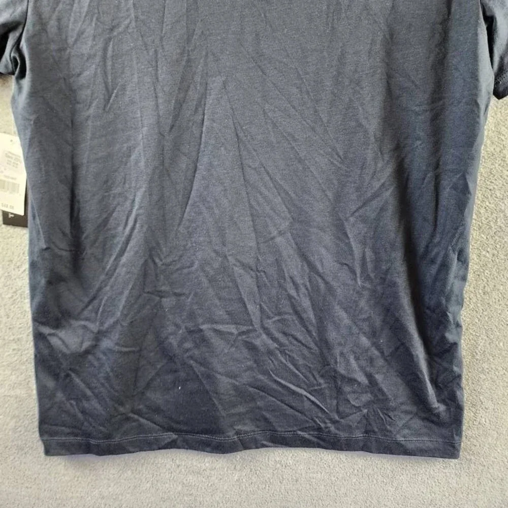 The Men's Store at Bloomingdale's Supima Cotton T-Shirt M True Navy Pullover - Picture 12 of 12